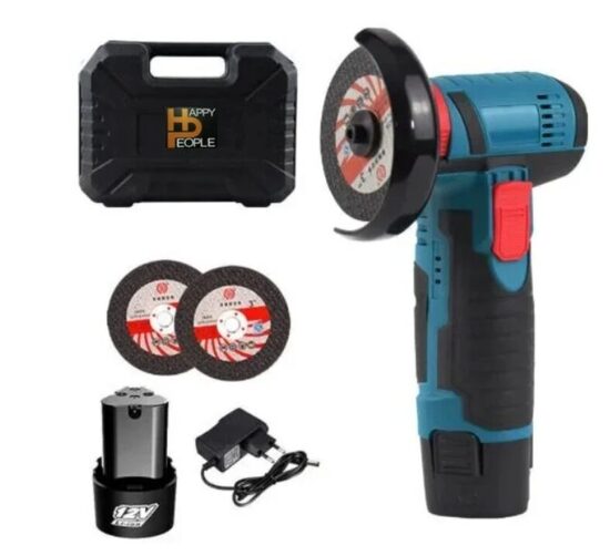 Akumuliatorinis kampinis šlifuoklis, 2x12 V